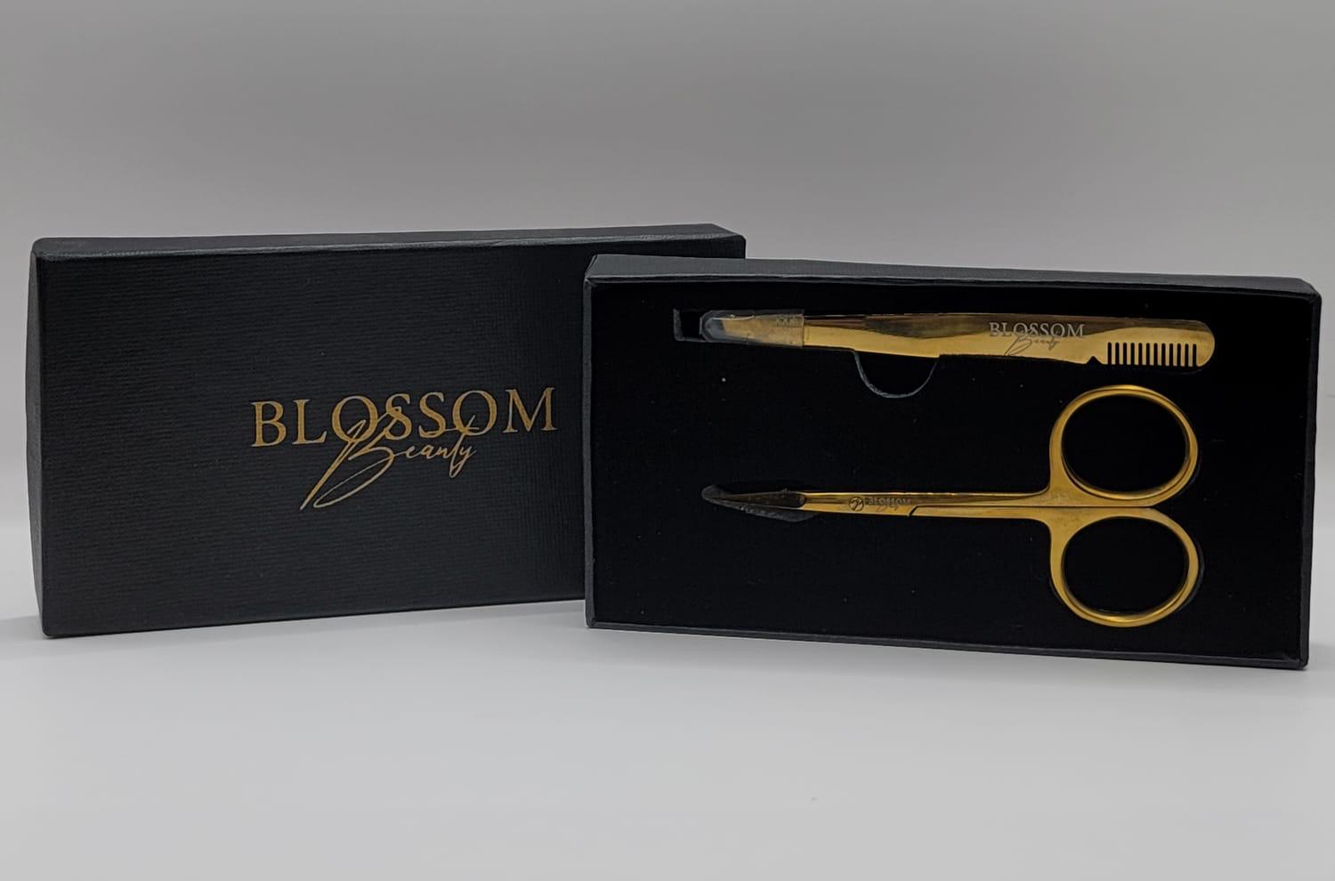 Brow Tweezer & Scissor set