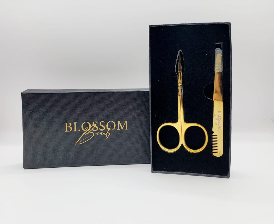 Brow Tweezer & Scissor set
