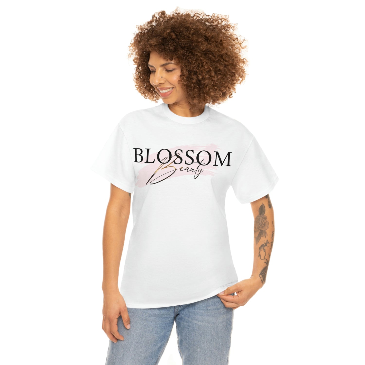 Camiseta de belleza en flor