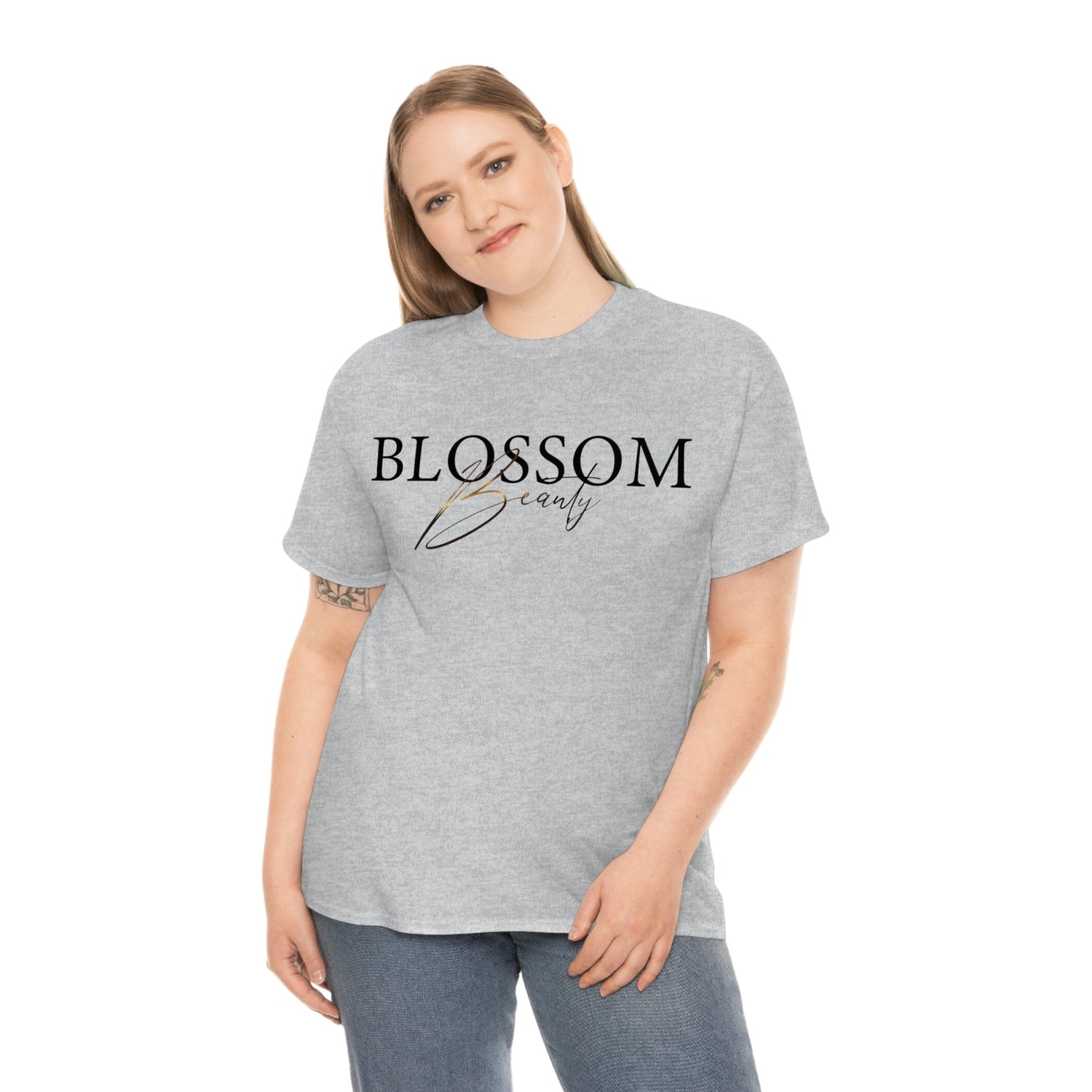 Camiseta de belleza en flor