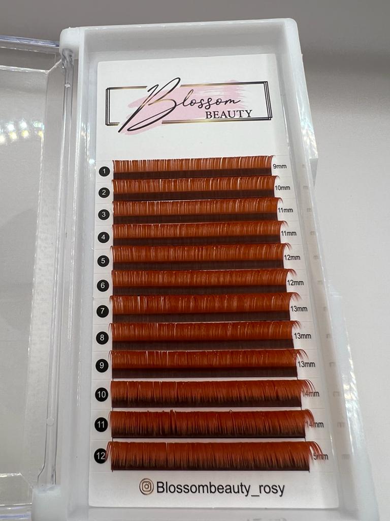 Colored Classic Flat D /0.15/Mix Tray-Grapefruit Red