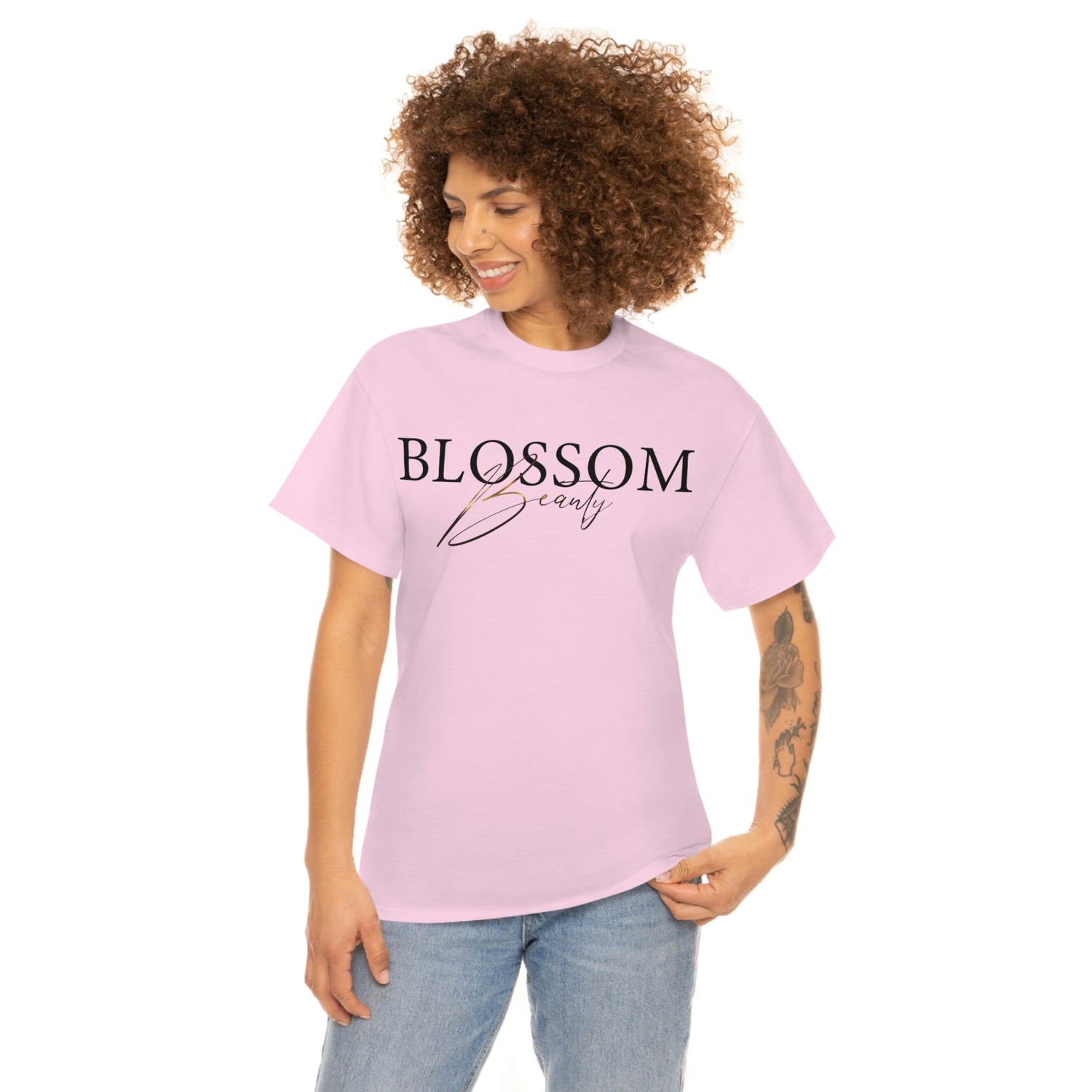 Camiseta de belleza en flor