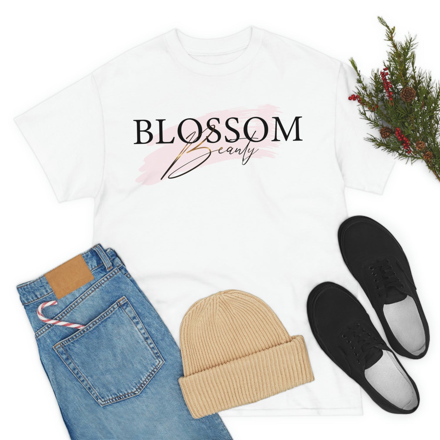 Camiseta de belleza en flor