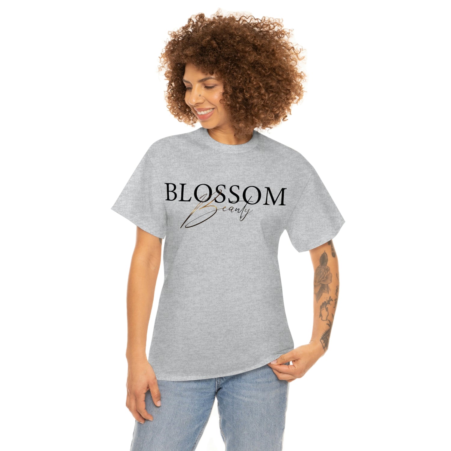 Camiseta de belleza en flor