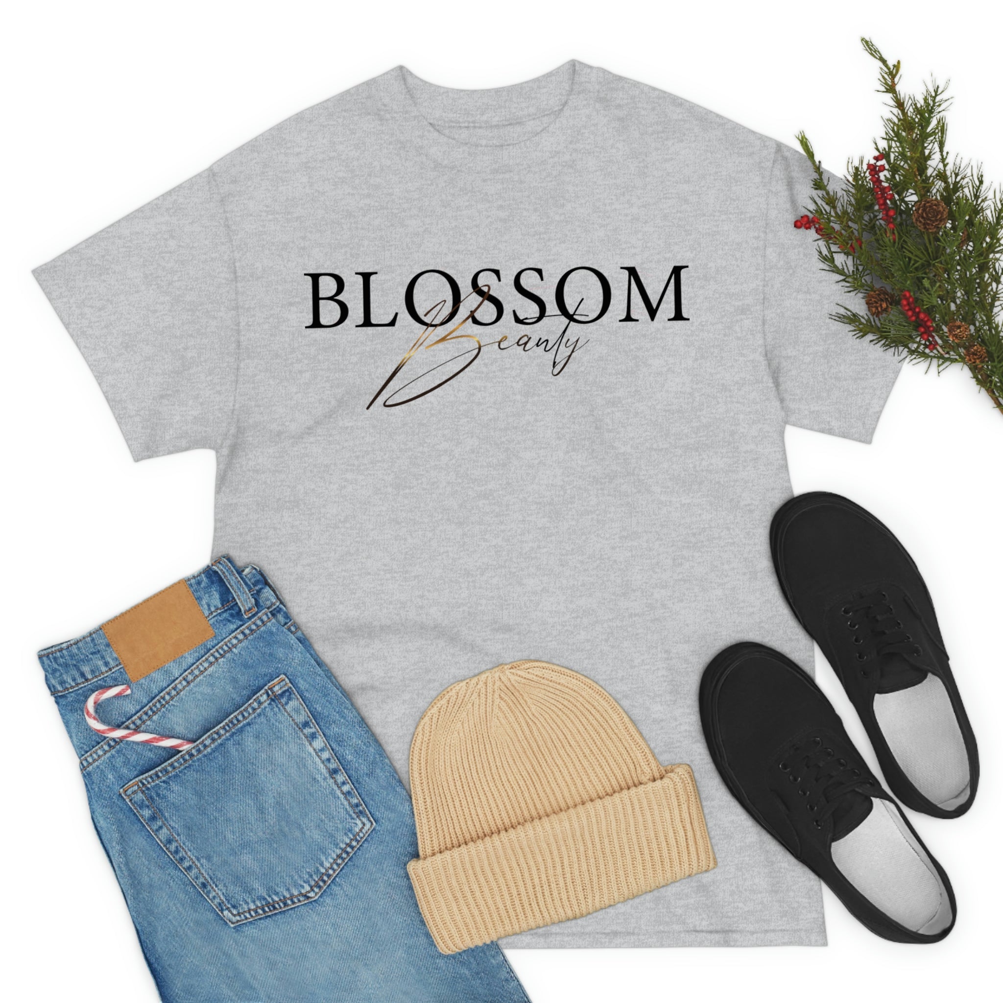 Camiseta de belleza en flor