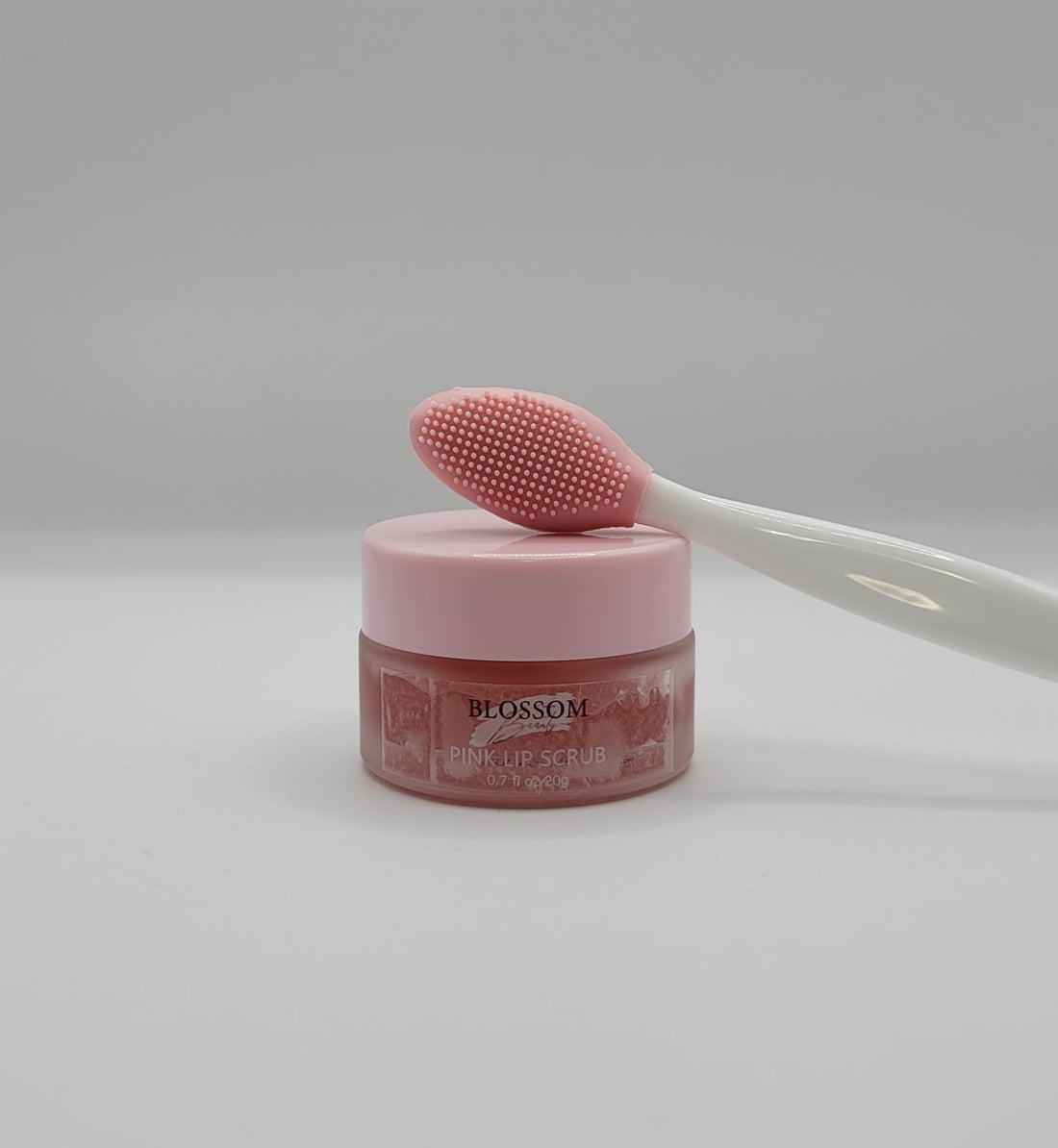 Lip Scrub with exfoliating lip brush