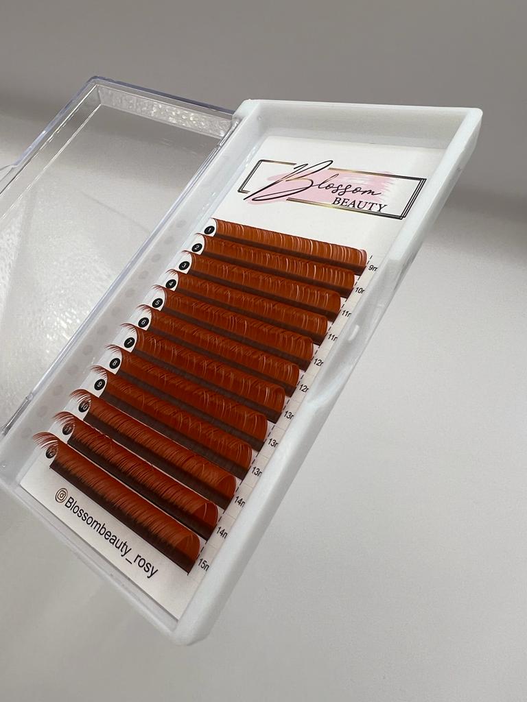 Colored Classic Flat D /0.15/Mix Tray-Grapefruit Red