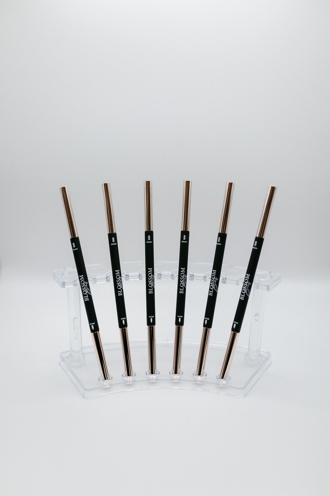 Ultra-Fine Retractable Eyebrow Pencil with Brush-Black